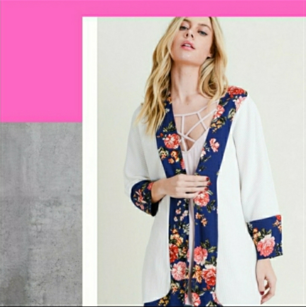 Bohemian Style Waffle Knit Cardigan